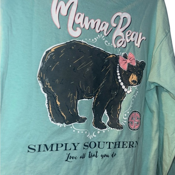 Simply southern mama bear long sleeve tshirt Medium - Picture 2 of 4